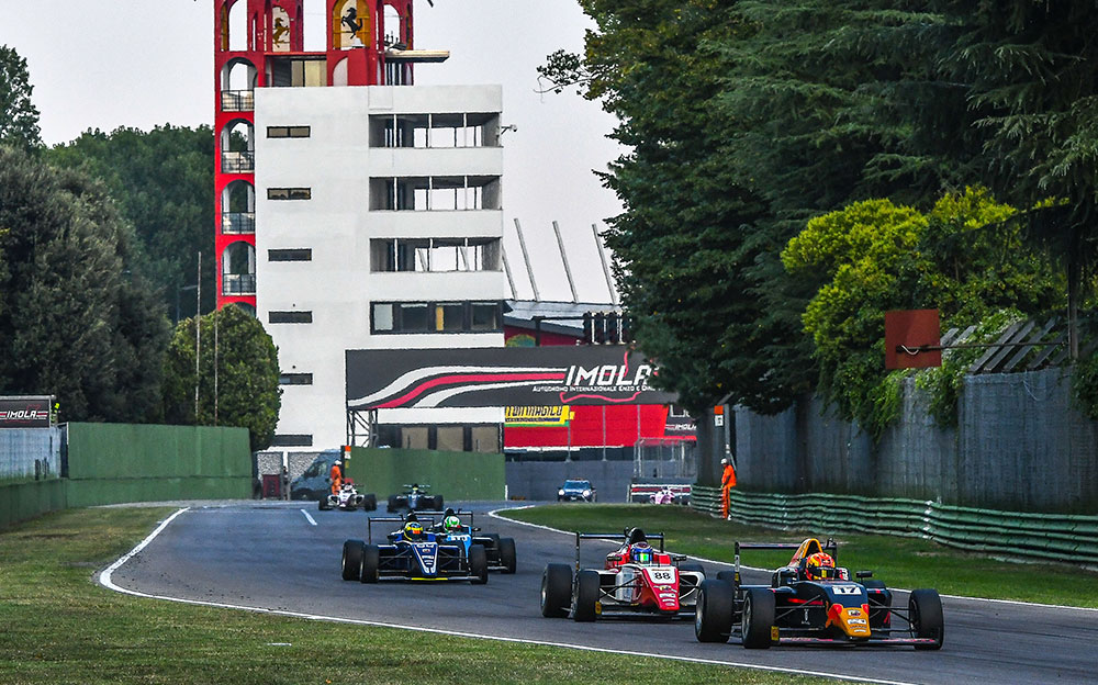 イモラ・サーキットで開催された2019年イタリアF4選手権第5戦