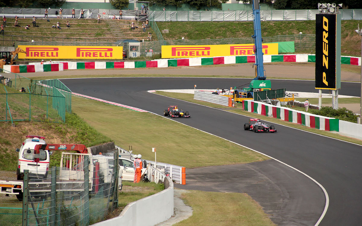 鈴鹿サーキットのヘアピン、2012年10月5日F1日本GP