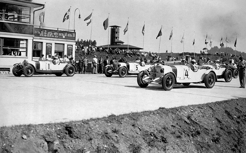 ニュルブルクリンクで開催された1928年ドイツグランプリ