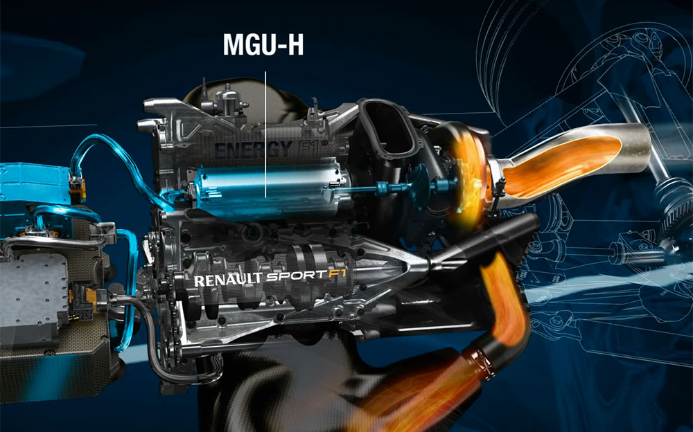 ルノー製F1パワーユニットのMGU-H