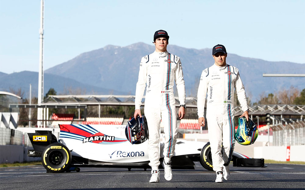 2017年ウィリアムズF1のフェリペ・マッサとランス・ストロール