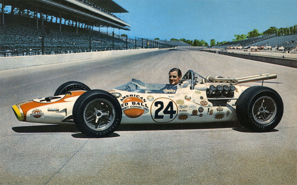 1966年のインディ500で優勝したグラハム・ヒル