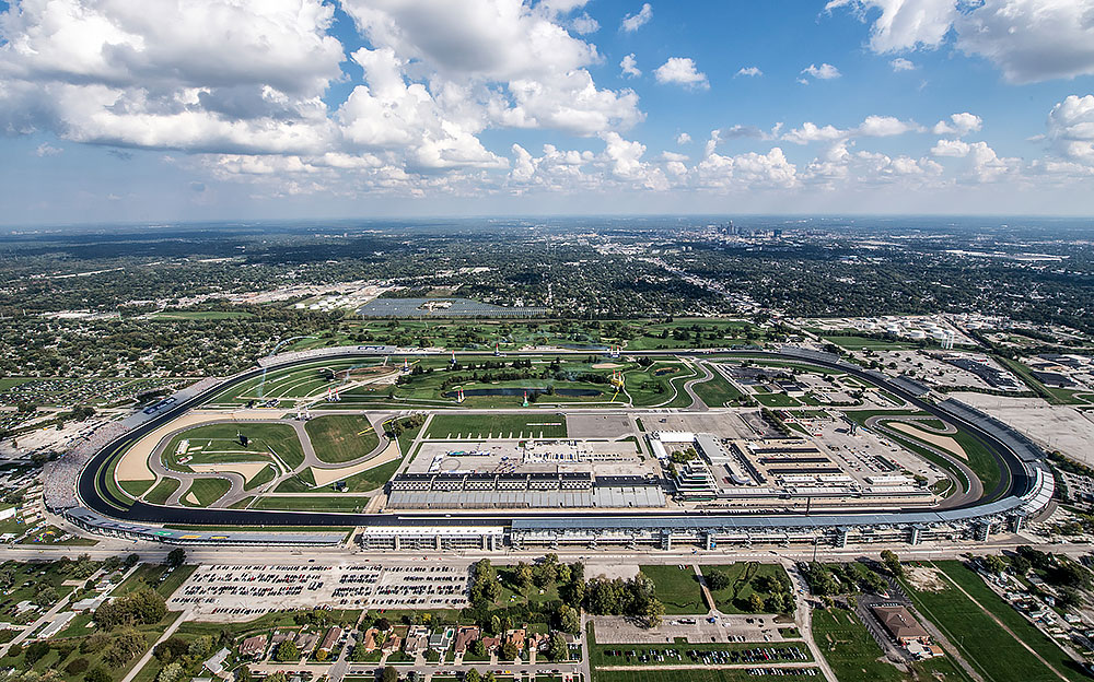 インディアナポリス モーター スピードウェイの空撮写真 F1ニュース速報 解説 Formula1 Data