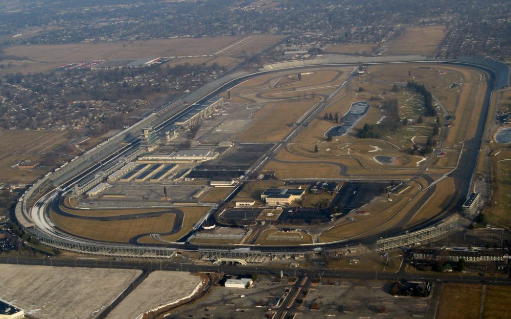 インディアナポリス・モーター・スピードウェイの空撮写真