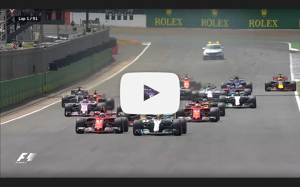 2017年F1イギリスGP決勝動画