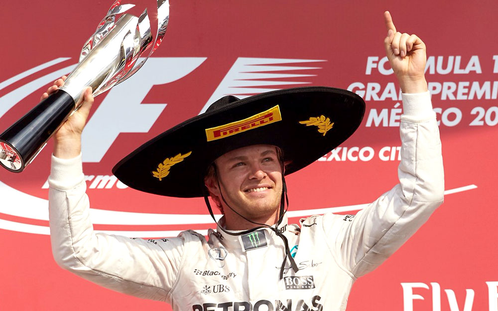 2015年メキシコGP優勝のニコ・ロズベルグ