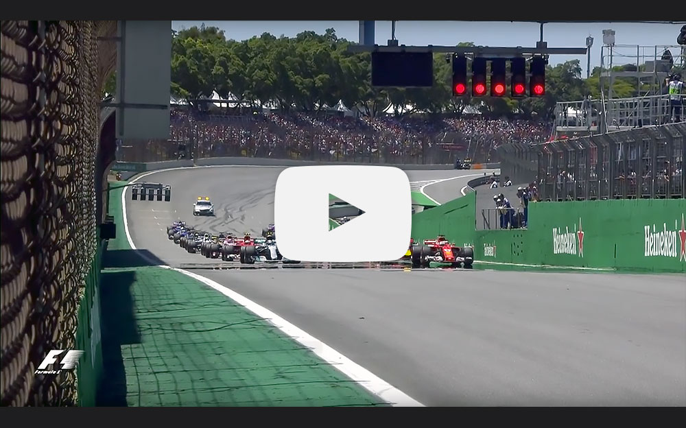 2017年F1ブラジルGP決勝レース動画