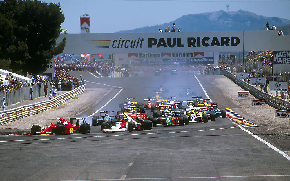 1991年から90年までF1グランプリが開催されたポール・リカール・サーキット
