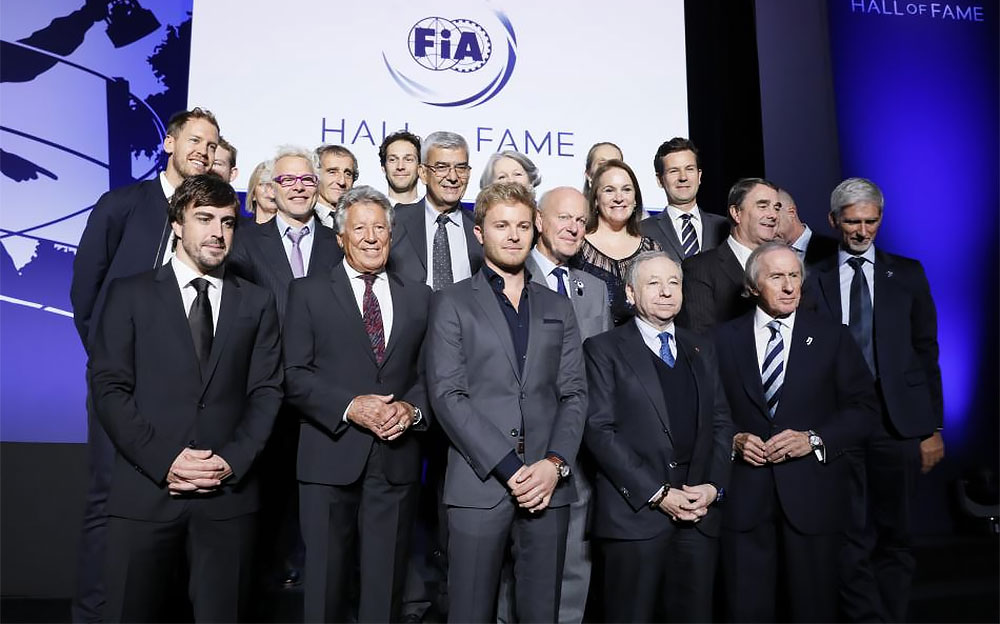 2017年FIA殿堂入り式典集合写真