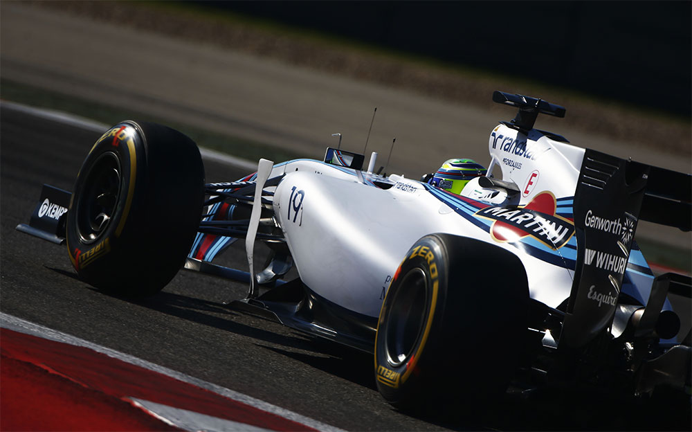 ウィリアムズのF1マシンFW36、2014年アメリカGPにて