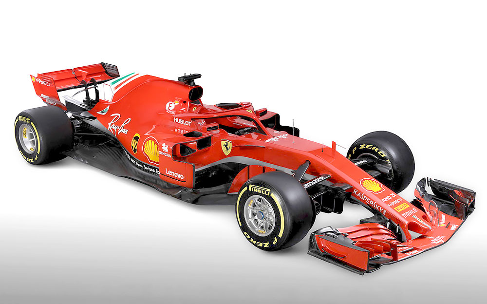 フェラーリ2018年F1マシン「SF71H」全体像