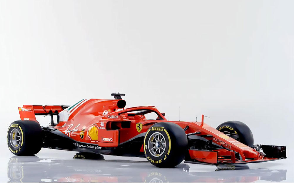 フェラーリ、2018年F1マシン「SF71H」を初公開！より真紅にスマートに 