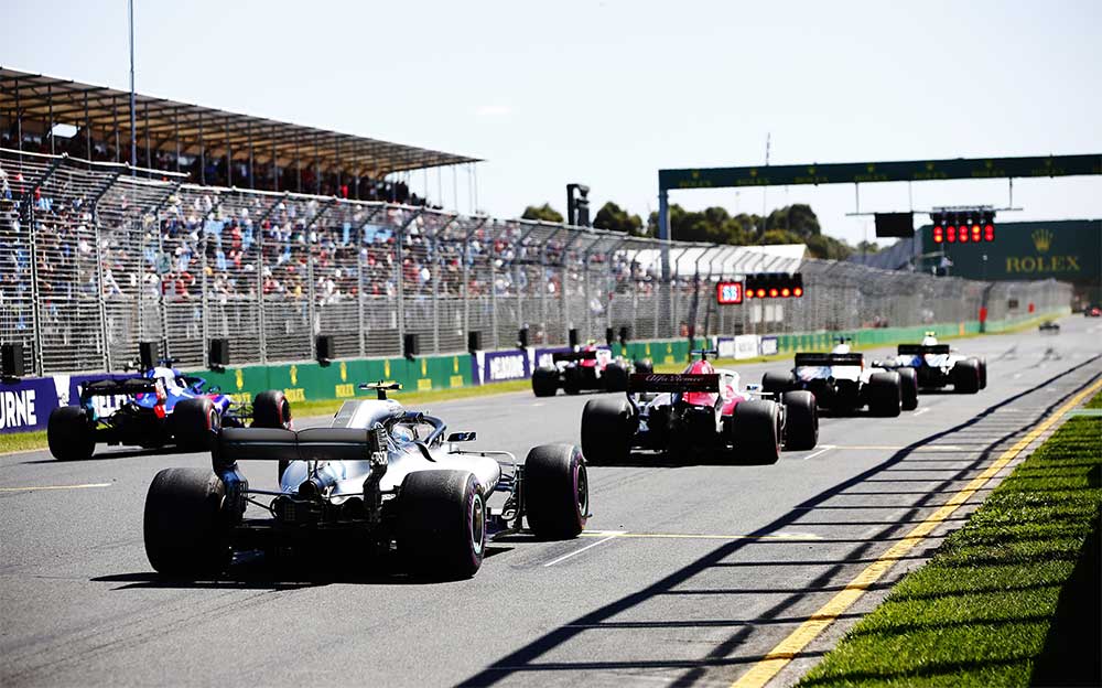 F1オーストラリアGP2018、金曜フリー走行でのグリッド