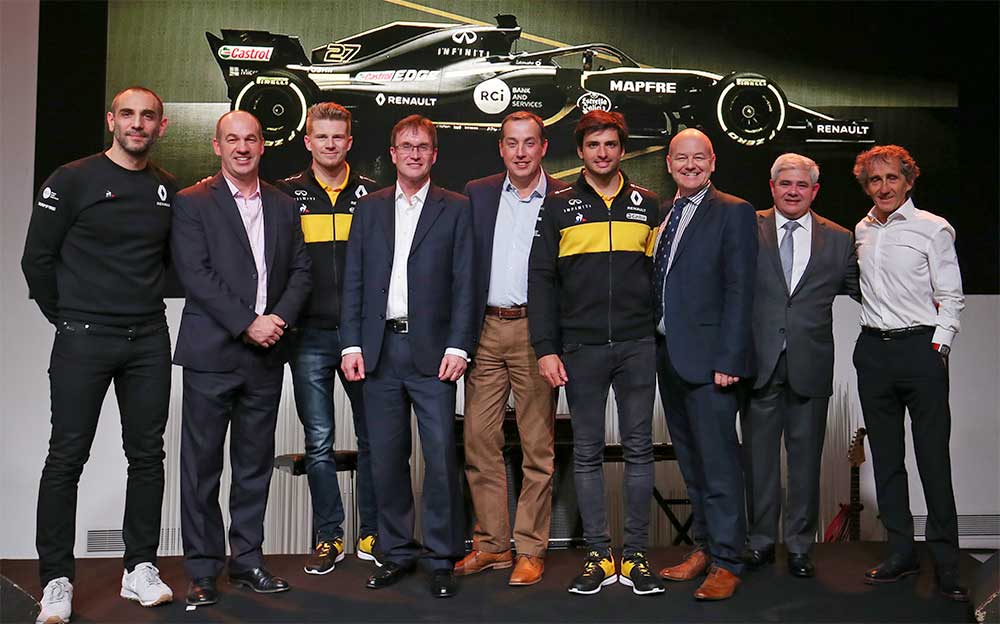 2018年ルノーF1のメンバー
