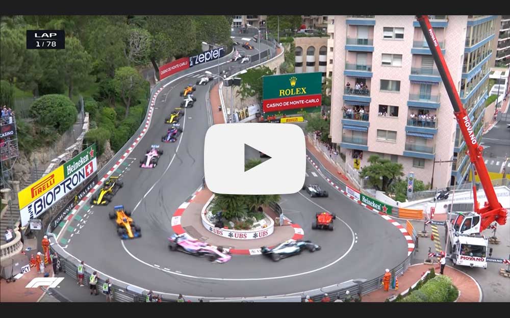 2018年第6戦F1モナコGP決勝ハイライト動画