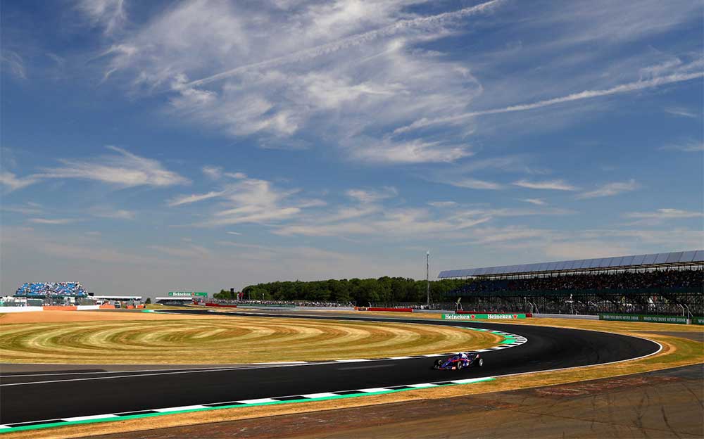 2018年F1イギリスGP初日のシルバーストーンサーキット