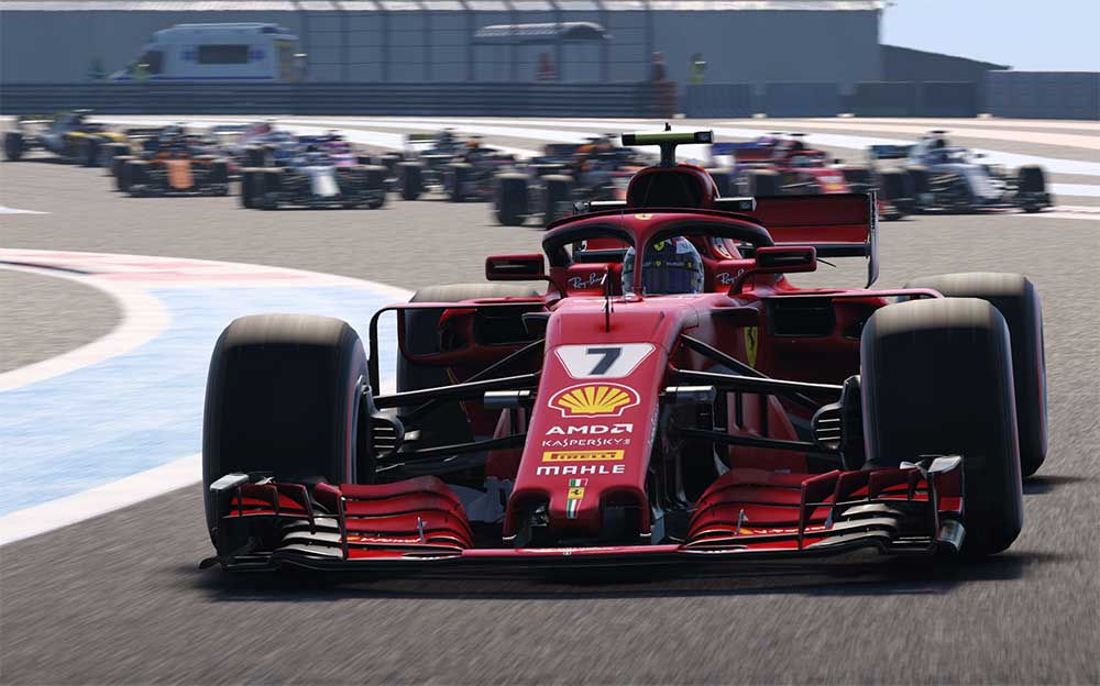 プレイステーション4ゲーム「F1 2018」に登場するスクーデリア・フェラーリSF71H
