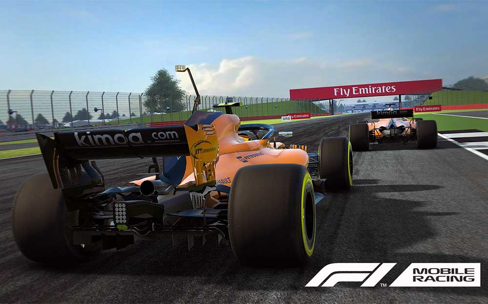 F1 Mobile Racingの開発画面