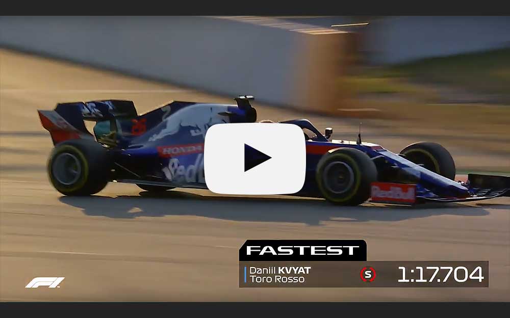 2019年 F1バルセロナテスト3日目ハイライト動画