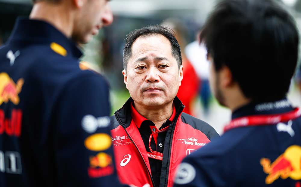 ホンダF1の現場統括責任者を務める田辺豊治テクニカル・ディレクター、2019年F1オーストラリアGPにて