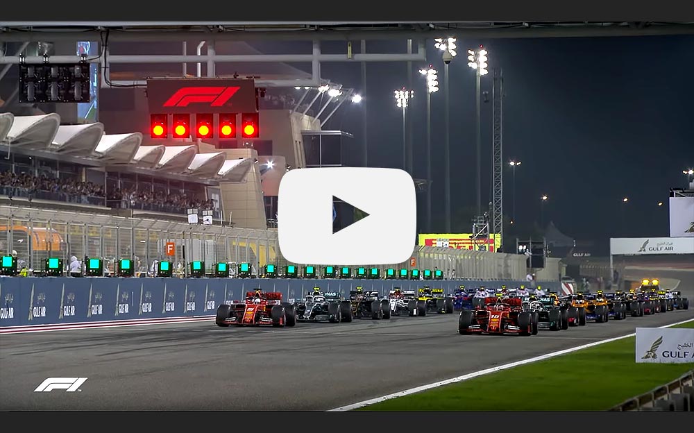 2019年F1バーレーンGP決勝レースハイライト動画