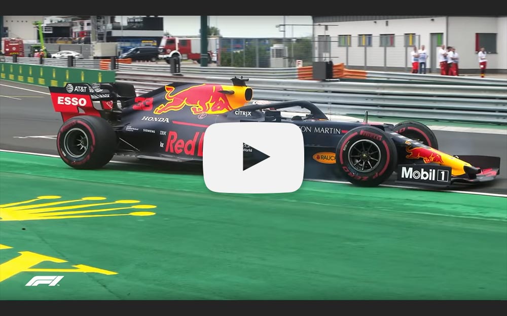2019年F1ハンガリーGP初日フリー走行1のハイライト動画