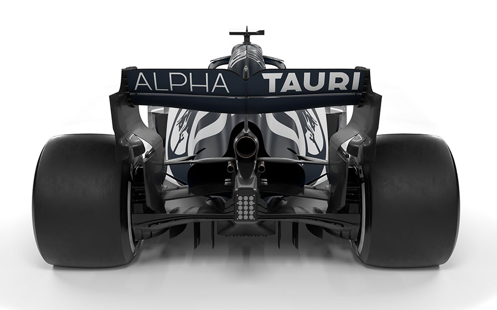 アルファタウリ・ホンダの2020年型F1マシン「AT01」のリア