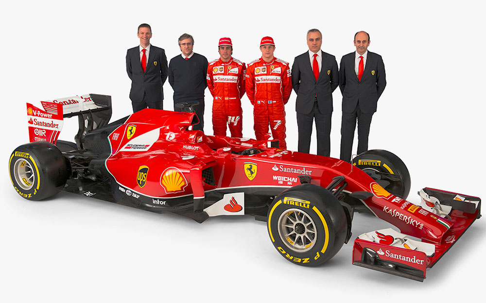スクーデリア・フェラーリが2014年のF1世界選手権参戦用に開発したフォーミュラ1カー「フェラーリ・F14 T」