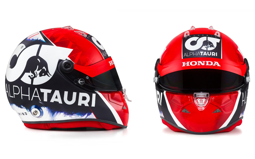 ダニール・クビアトの2020年レーシングヘルメット