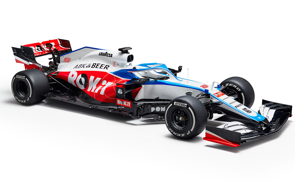ウィリアムズ・レーシングの2020年型F1マシン「FW43」スタジオショット