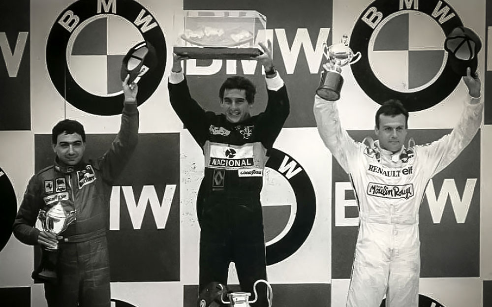 アイルトン・セナF1初優勝を飾った、1985年4月21日のF1第2戦ポルトガルGP
