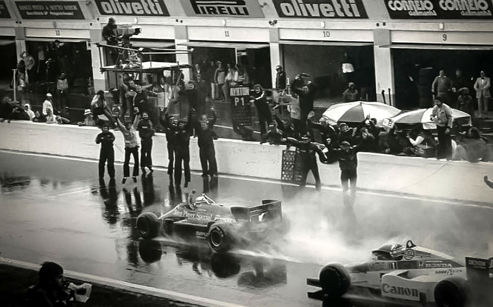アイルトン・セナF1初優勝を飾った、1985年4月21日のF1第2戦ポルトガルGP