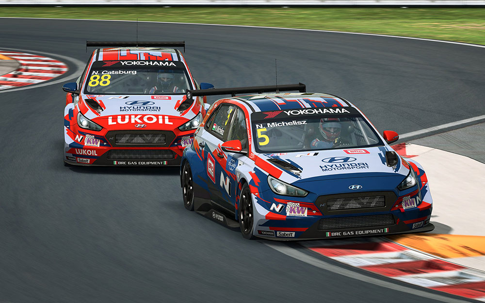 Esports WTCR race action 2019