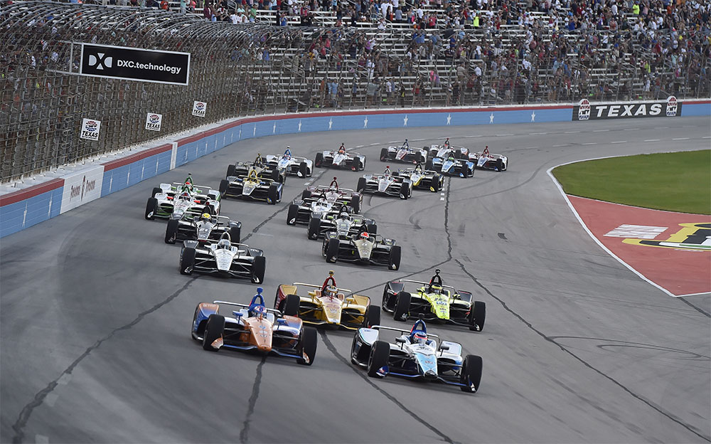 テキサスモータースピードウェイにて行われた2019年のインディカー・シリーズ戦
