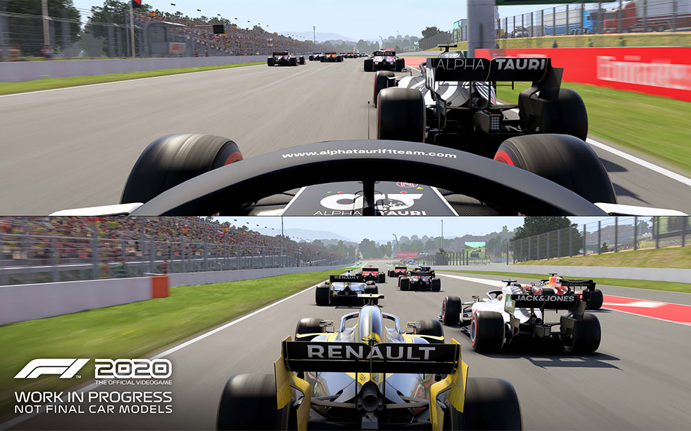 Ps4ゲーム F1 に搭載される対戦プレイ用の画面二分割 スプリットスクリーンモード F1 ニュース速報 解説 Formula1 Data