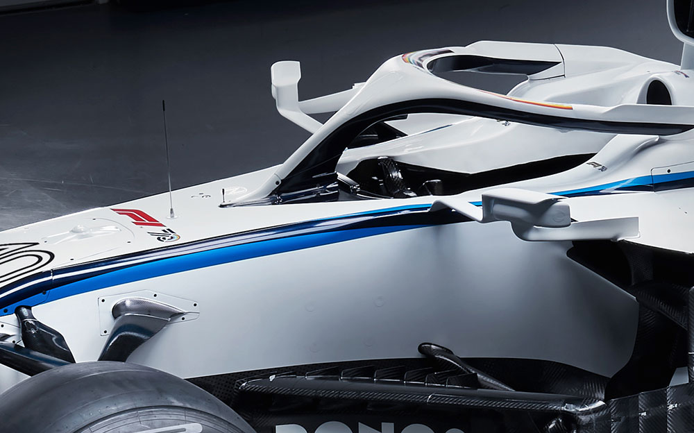 ウィリアムズF1の2020年型F1マシン「FW43」の新しいマシンカラーリング 詳細
