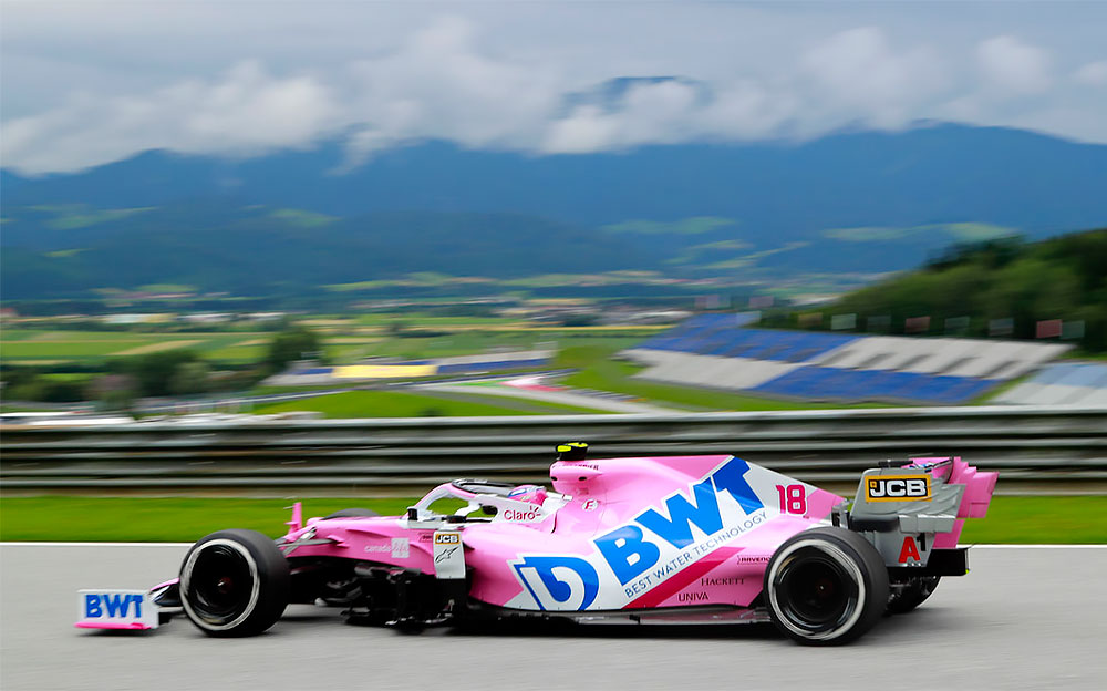 レーシングポイントRP20、2020年F1オーストリアGPフリー走行にて