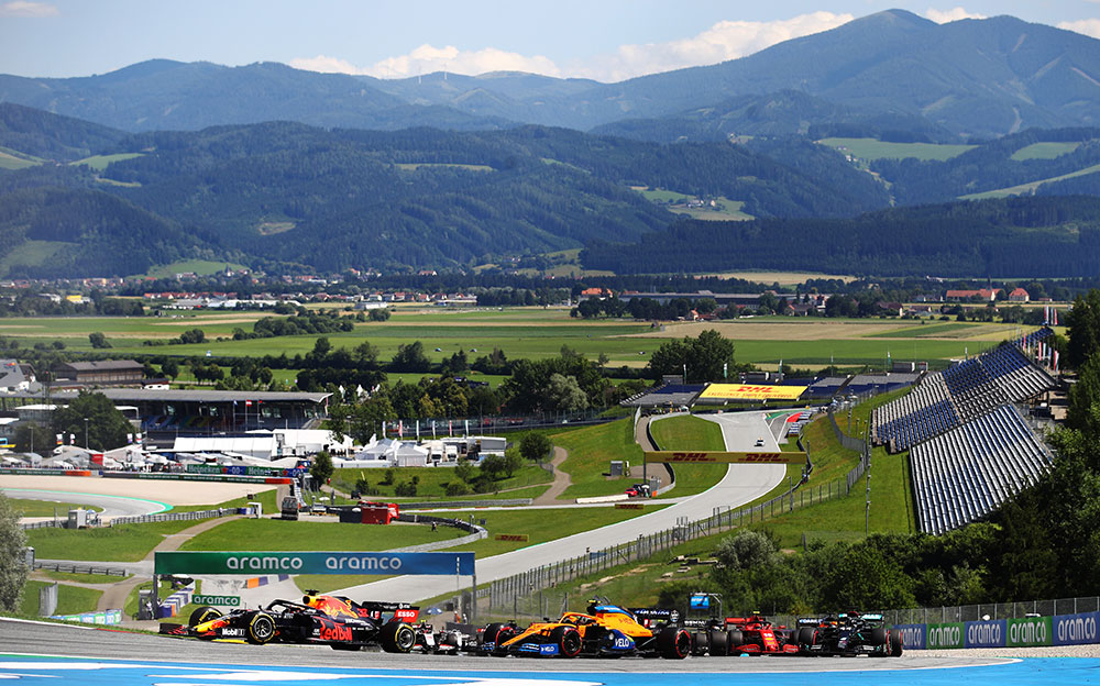 2020年F1オーストリアGP決勝レース中のレッドブル・リンク