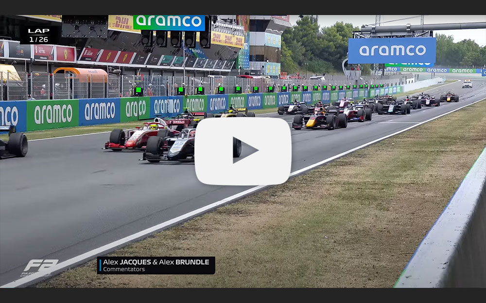 2020年FIA-F2選手権スペイン レース2のハイライト動画