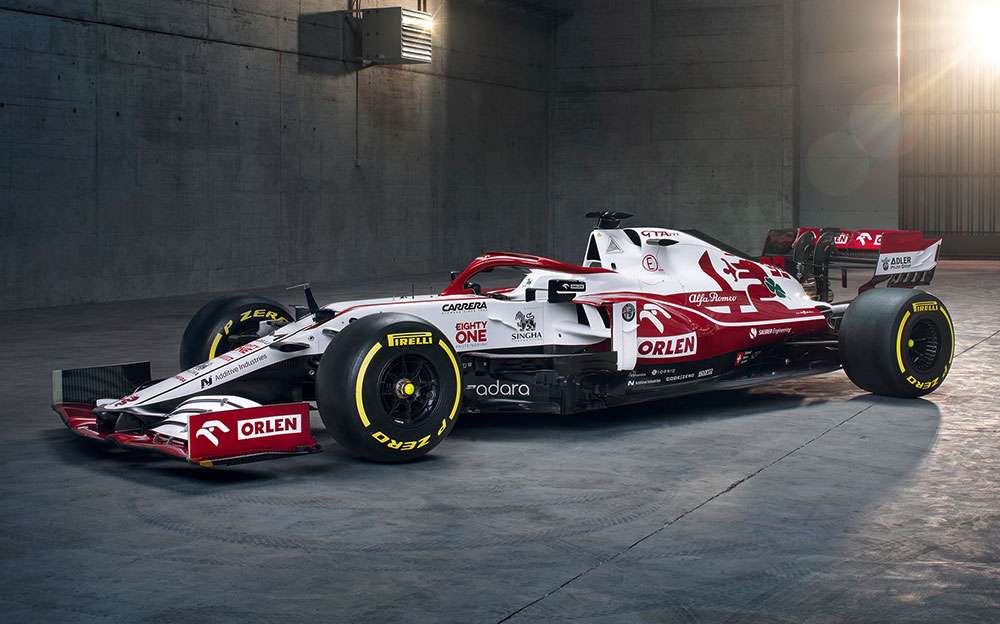 アルファロメオ・レーシング（Alfa Romeo Racing）の2021年型F1マシン「C41」 (1)