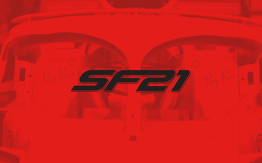 スクーデリア・フェラーリの2021年型F1マシン「SF21」のロゴ