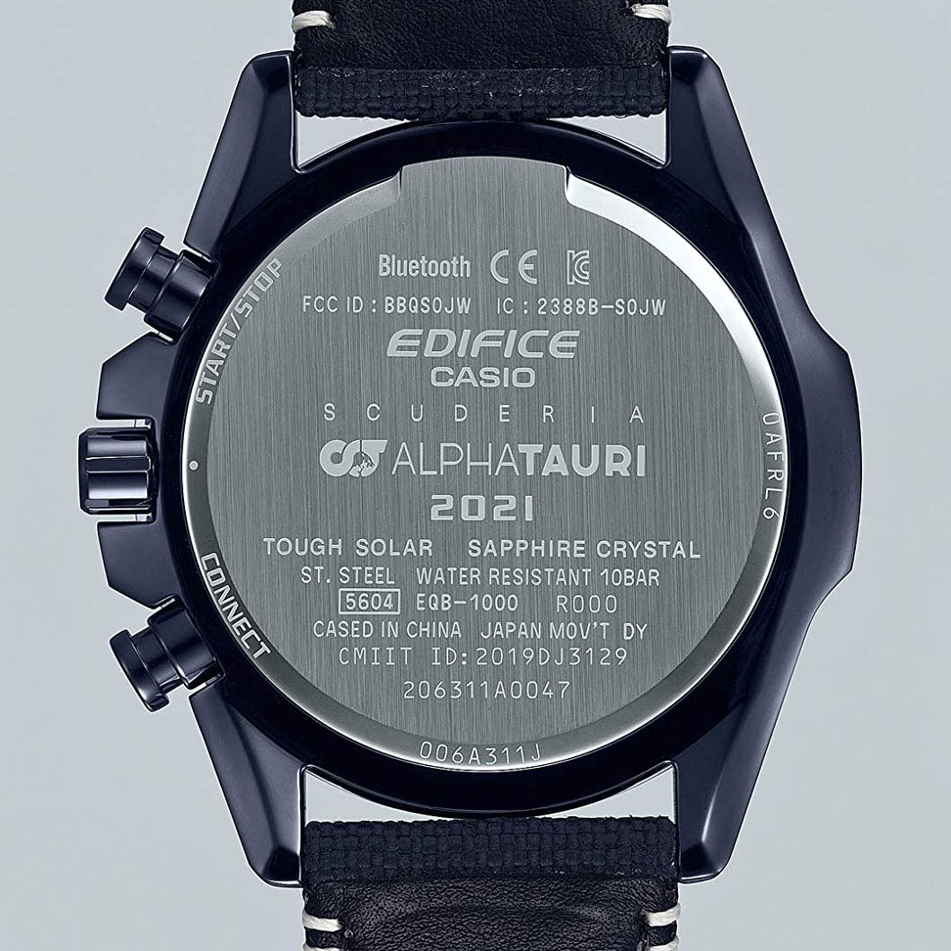 カシオ腕時計エディフィス-スクーデリア・アルファタウリLimited-Edition-EQB-1000AT-1AJR-メンズブラックの裏面
