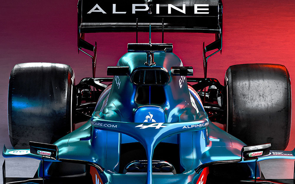 フェルナンド・アロンソとエステバン・オコンが駆るアルピーヌF1の2021年型「A521」細部 (9)