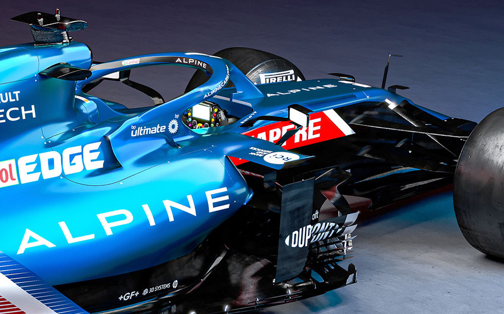フェルナンド・アロンソとエステバン・オコンが駆るアルピーヌF1の2021年型「A521」細部 (1)