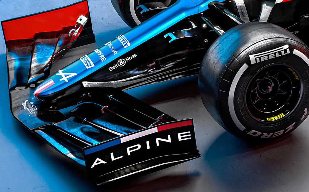 フェルナンド・アロンソとエステバン・オコンが駆るアルピーヌF1の2021年型「A521」細部 (2)