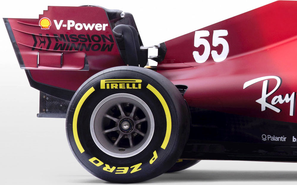 スクーデリア・フェラーリの2021年型F1マシン「SF21」 リア細部
