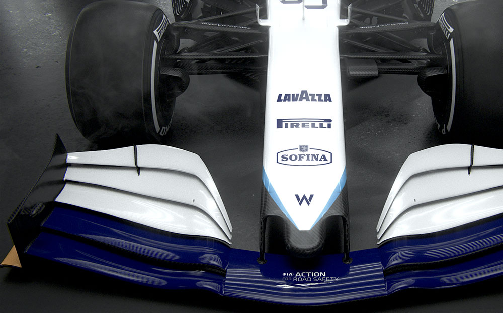 ジョージ・ラッセルとニコラス・ラティフィが駆るウィリアムズF1チームの2021年型F1マシン「FW43B」のレンダリング (5)