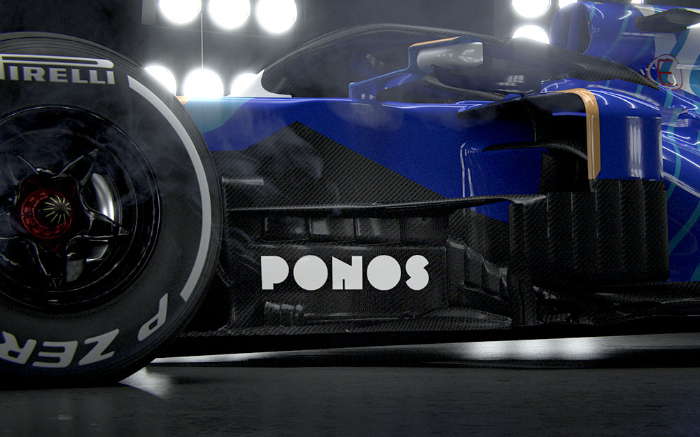 ジョージ・ラッセルとニコラス・ラティフィが駆るウィリアムズF1チームの2021年型F1マシン「FW43B」のレンダリング (8)