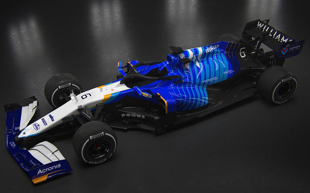 ジョージ・ラッセルとニコラス・ラティフィが駆るウィリアムズF1チームの2021年型F1マシン「FW43B」 (3)