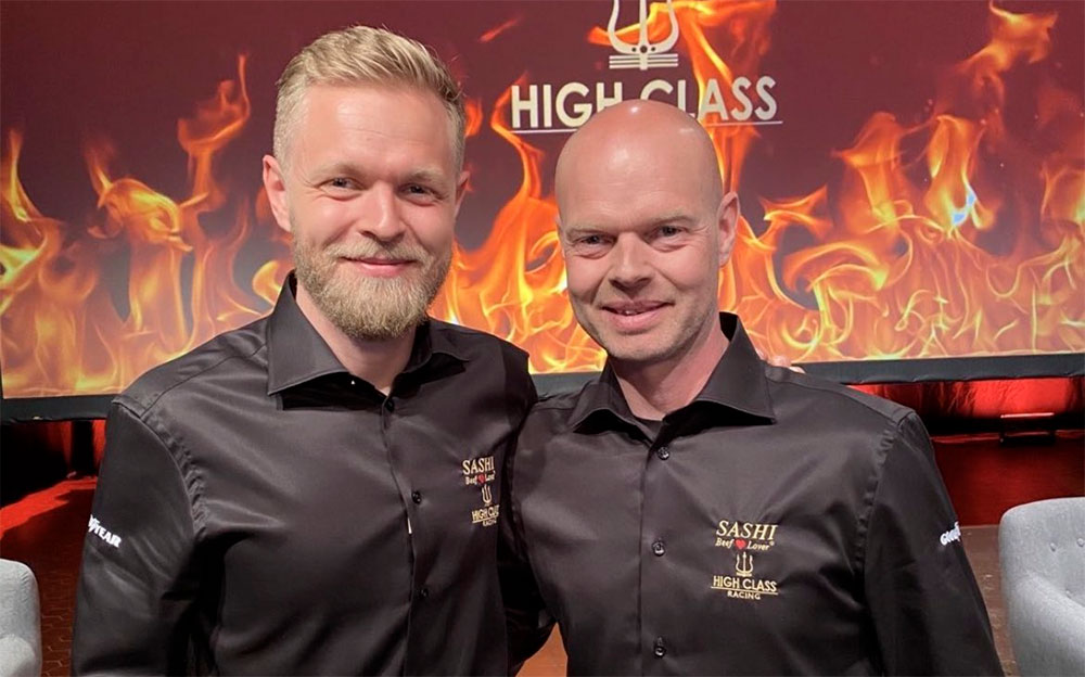 ケビン・マグヌッセンとヤン・マグヌッセン、2021年ル・マン24時間レース参戦発表にて